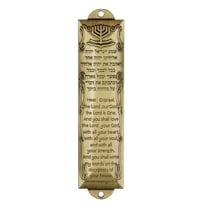1* Signboard - Door Mezuzah Decor Metal Door Mezuzah Case for Rustproof Mezuza Plaque Door Window Decoration Blessing