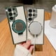 thumbnail image 5 of For Samsung S24 Ultra Mirror Magsafe Case for Galaxy S24 Plus Samsung S23 S22 Ultra Luxury Diamond Plating Stand Holder Cover, 5 of 5