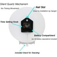 thumbnail image 5 of GZHJMY Cute Lazy Sloth Cartoon Round Wall Clock, 9.5 Inch Battery Operated Quartz Analog Quiet Desk Clock for Home,Office,School, 5 of 5