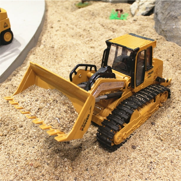 PLAN TOYS Bulldozer en bois naturel - Accessoire poupée - Achat & prix