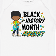 thumbnail image 4 of Inktastic Black History Month Rocks- boy with guitar Boys or Girls Baby Bodysuit, 4 of 5