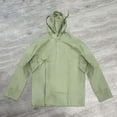 thumbnail image 5 of Mens Shirts Button Down Summer Long Sleeve Lapel Up Solid Color Simple Style Light Green Beach Fall Clothes for Men size XL, 5 of 5