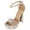 Beige, variant on Women Shoes Ankle Strap Block Ultra High Heel Platform Sandals Open Peep Toe LEMONY-S Velvet Blue 8