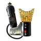 thumbnail image 1 of Quemador de incienso eléctrico para coche, difusor de aroma metálico único para coche. Oro, 1 of 7