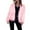 Pink, variant on Clearance! Mifelio Faux Fur Coat Women's Solid Color Faux Coat Long Sleeves Jacket Outerwear Tops Warm Winter Winter Coats for Women Pink XL