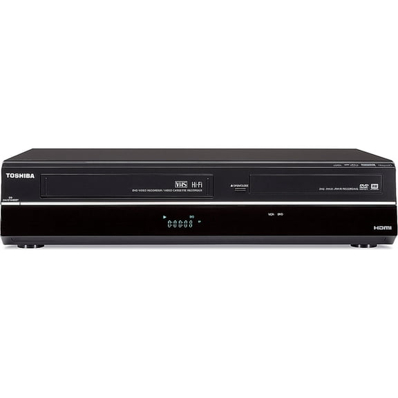 Restored Toshiba DVR670KU DVD/VCR Combo Recorder w/ Original Remote, Manual, & HDMI Cable (Like New) (Refurbished)