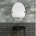 thumbnail image 2 of Frameless Oval Tilt Mirror with Beveled Edge (Build to Order), 2 of 6