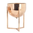 thumbnail image 3 of Maceta de metal Strade Fareast Limited con soporte dorado Mediano, 3 of 5