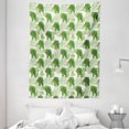 thumbnail image 1 of Wildflower Tapestry, Rose Blooming in Natural Tones Fawn and Fern Green Petals Graphic, Wall Hanging for Bedroom Living Room Dorm Decor, 60W X 80L Inches, White and Pale Green, by Ambesonne, 1 of 2