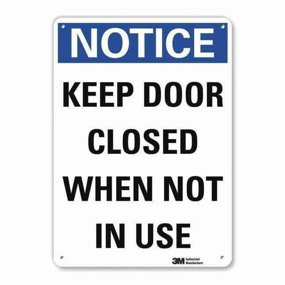 Lyle Notice Sign,10 in x 7 in,Aluminum U5-1288-RA_7X10