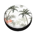 thumbnail image 3 of Easygdp Vintage Palm Trees Wheel Sun Guard, Spare Tire Cover,Universal Trailer Suv Truck Camper Travel,Easy To Install And Remove -15 Inch, 3 of 9