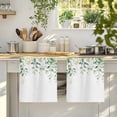 thumbnail image 4 of Eucalyptus Leaves Microfiber Kitchen Towel, Spring Summer Watercolor Botanical Soft Absorbent Dish Towels, Quick Drying Washable Dishcloths for Kitchen Cleaning, Drying Dishes, 18x28 Inches, 4 of 9