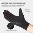 thumbnail image 6 of Winter Gloves Men Women, Zipper Cycling Gloves Windproof Warm Gloves for Cold Weather, Anti-Slip Touchscreen Gloves, 6 of 8