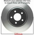 thumbnail image 2 of Detroit Axle - Front Disc Brake Rotors for Hyundai Azera Sonata Tucson Nexo Kia Cadenza Optima Sportage Replacement : 12.60" inch Rotor, 2 of 5