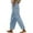 Light Blue, variant on Women's Pants High Waisted Trousers Baggy Light Blue Pant Casual Outfits Soft Pants Vacation Outfits for Women