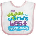 thumbnail image 3 of Inktastic Truck Driver Daddy Boys or Girls Baby Bib, 3 of 4