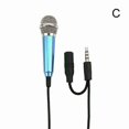 thumbnail image 1 of Mini Microphone, Portable Vocal/Instrument Microphone for Mobile blue One-size, 1 of 5