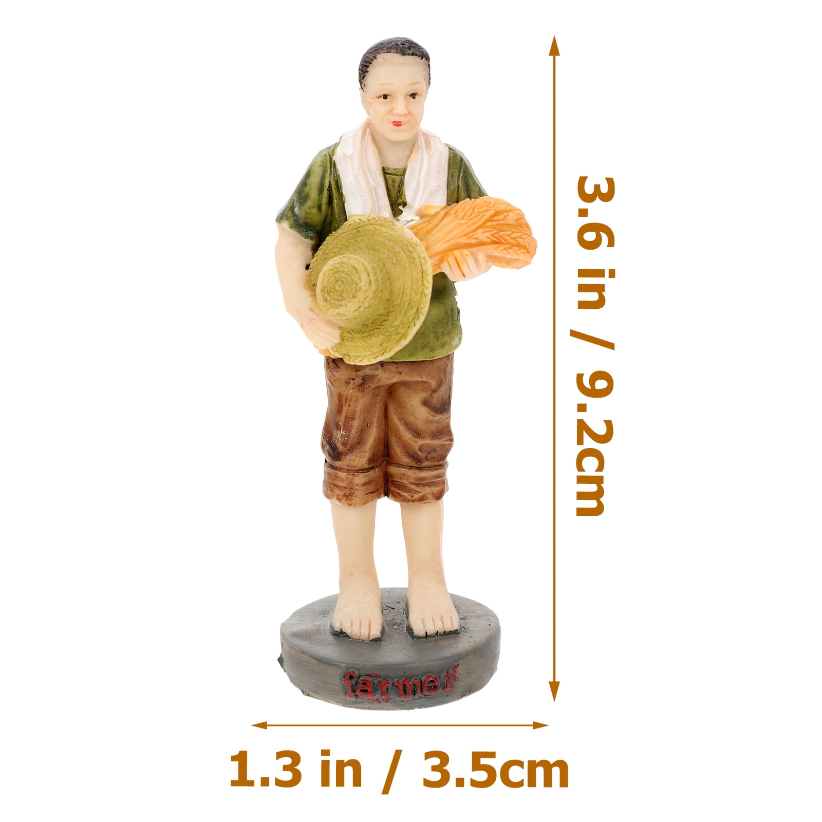 FOLOYORI 7Pcs Mini People Figurines for Miniature Scene Creation Role Play and Tabletop Ornament present