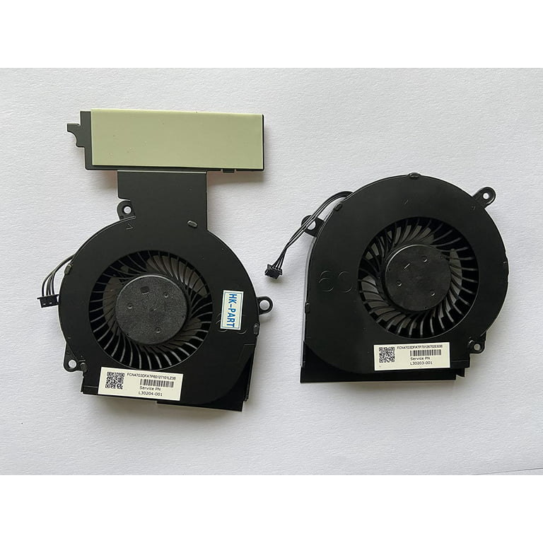 Replacement Fan for HP Omen 15-DC CPU Gpu Cooling Fan Set L30203