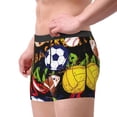 thumbnail image 2 of Balery Balls Calzoncillos bóxer para hombre, ropa interior de algodón suave y transpirable con cinturilla de nailon-XX-Large, 2 of 5