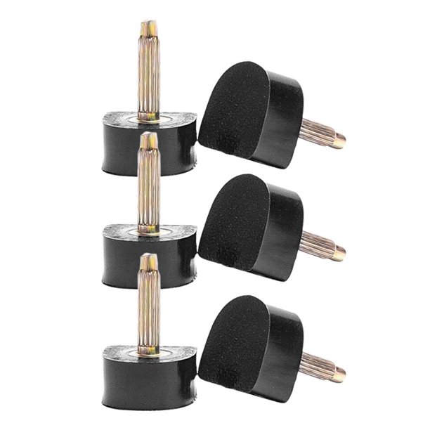 Puntas de repuesto de tacón alto 3 Pares De Puntas De Tacón Alto Reemplazo De Zapatos Tapas De Grifo Reparación De Zapatos 11x11 Mm 11x11mm Magideal Puntas de repuesto de tacón alto