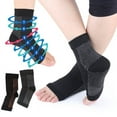 thumbnail image 2 of Cycle-Topshop 1 Pair Copper infused Compression Socks Ankle Support Pain Relief Socks New, 2 of 12