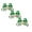 Set D, variant on Glitter St Patricks Day Glasses Frame Set Pack of 3 St Patricks Day Shamrock Glasses Frame