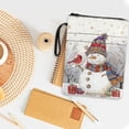 thumbnail image 3 of HELLHERO Book Sleeve Cover for Reading Lovers, 11.42 x 8.66 Inch Book Carrying Case with Book Protection, Class Office Pocket Snowmen Bird for Teachers, 3 of 8