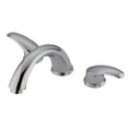 thumbnail image 1 of Kingston Brass KB6361LL Roman Tub Filler with Lever Handle, Chrome, 1 of 2