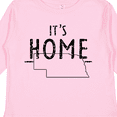 thumbnail image 4 of Inktastic It's Home State of Nebraska Outline Distressed Text Boys or Girls Long Sleeve Toddler T-Shirt, 4 of 5
