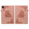 thumbnail image 2 of Feishell Smart Cover for Apple iPad Pro 11-inch 4th 3rd 2nd 1st Gen Air 5 4 10.9-inch,Shockproof Butterfly & Flower Embossed Pattern PU Leather Folio Flip Card Slots Case with Auto Wake Sleep,Pink, 2 of 14