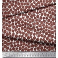 thumbnail image 2 of Soimoi Cotton Jersey Fabric Artistic Leaves Printed Craft Fabric by the Yard 58 Inch Wide, 2 of 3