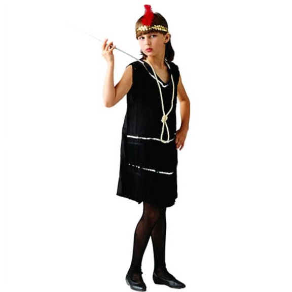 RG Costumes 91033 Deluxe Flapper Black Large