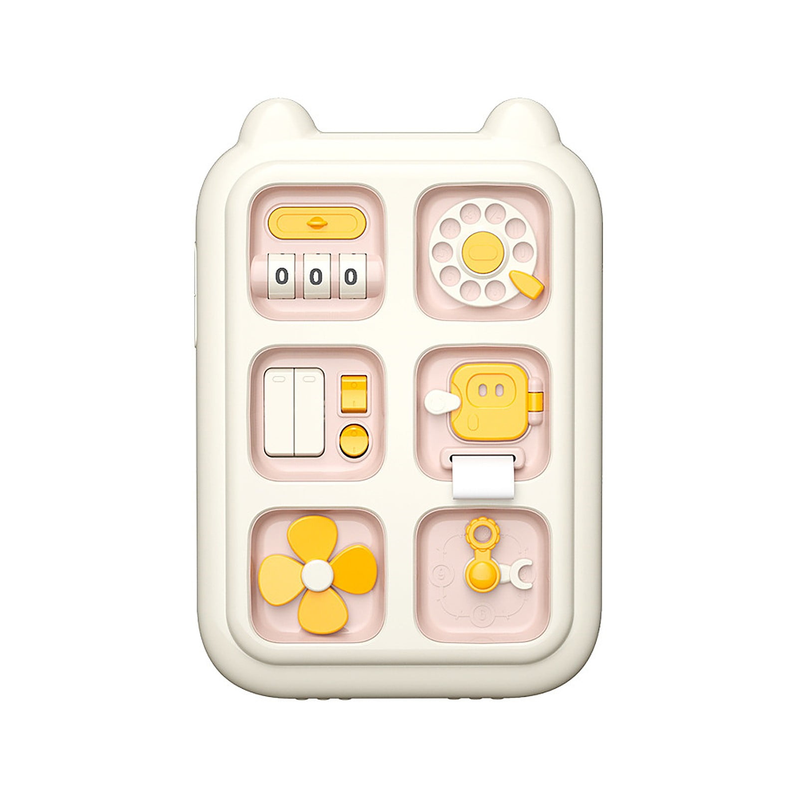 Cube D'Activité Bébé 8 En 1 Busy Board Montessori - Jouet Éducatif 1 An Voyage Voiture Avion - Cadeau Enfant