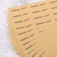 thumbnail image 4 of SHISUYAN 240Pcs/20 Sheets Handmade Heart Shape Sticker Label Decorative Packaging Sealing Label Kraft Sticker for Envelopes Gifts, 4 of 8