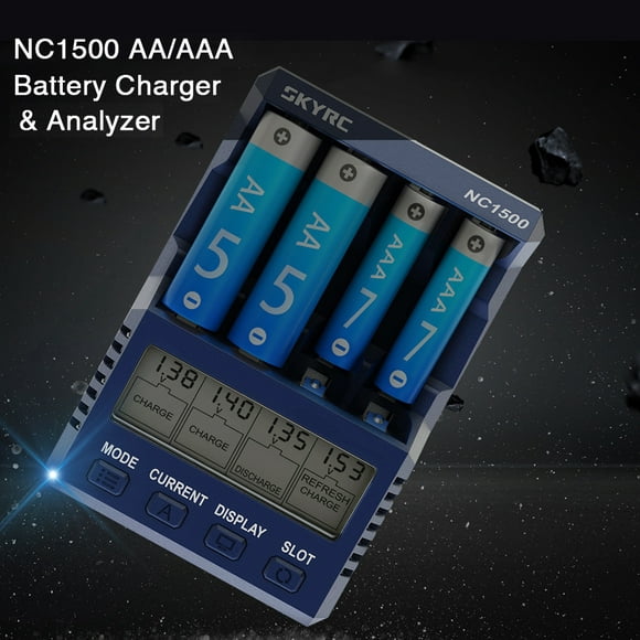 SKYRC NC1500 4-Slot Smart Battery Discharger & Analyzer for AA/AAA Ni-MH Battery