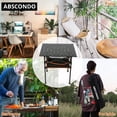 thumbnail image 5 of ABSCONDO Folding Camping Table Outdoor Folding Table Portable Aluminum Roll-up Table with Mesh Basket & Carrying Bag for Camping Backpacking Picnic BBQ Party, 5 of 5