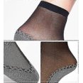 thumbnail image 4 of Women's 12 Pairs Silky Anti-Slip Cotton Sole Sheer Ankle High Tights Hosiery Socks Reinforced ToeSheer Ankle Nylon pop socks, 4 of 5