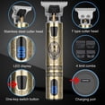 thumbnail image 3 of Obacre Professional Hair Trimmer for Men, Beard Trimmer Hair Clippers for Men, Cordless Rechargeable Hair Trimmer Cutting Grooming Kit,Beard Shaver Barbershop with LCD, 3 of 6