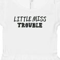 thumbnail image 4 of Inktastic Little Miss Trouble Girls Baby Dress, 4 of 5
