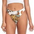 thumbnail image 1 of Balery Cowboy Up Vintage Wild West Tangas de Algodón para Mujer con Estampado – Ropa Interior Sexy, Transpirable, G-string-Small, 1 of 6