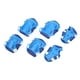 thumbnail image 4 of Juego de Protección para Rodillas, Codos y Palmas Ajustable para Niños de 6 a 18 años, Azul - Equipo de Protección para Patinaje sobre Ruedas YUNYI BRAND Deportes, 4 of 8