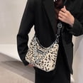 thumbnail image 3 of Bolso de hombro con estampado de leopardo para mujer Bolsos cruzados de felpa con cadena de invierno (02) Tmvgtek Para estrenar, 3 of 9