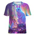 thumbnail image 5 of Funny Squirrel Women's T-Shirt Short Sleeve T Shirts Tops Tee Ladies Loose T, 5 of 6