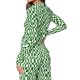 thumbnail image 4 of VISgogo Mujeres Tops Pantalones Traje, Manga Larga Solapa Cuello Botones Sueltos Camisa Pantalones Largos Verano Primavera 2 Piezas Traje VISgogo moda, 4 of 5