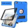 thumbnail image 2 of iPad mini 5 Case/iPad mini 4 Case with Screen Protector, Dteck Full Body Protection Rugged Shockproof Case Kickstand Hybrid Cover for iPad mini 5/4 7.9-inch, Blue, 2 of 6