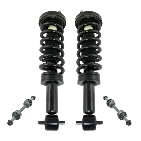 TRQ Front Loaded Strut Spring Assembly Sway Bar Link Suspension Kit for 14 F150 SCA67170 Fits select: 2014 FORD F150