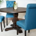 thumbnail image 5 of Roundhill Furniture 5 Piece Transitional MDF Tufted Dining Table Set, Blue, 5 of 9