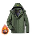 thumbnail image 3 of Chaqueta impermeable para hombre, abrigos con capucha, ropa exterior para hombre, cortavientos a prueba de viento, ropa de moda para primavera, Otoño e Invierno, 3 of 4