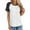 Black A Women Clothing, variant on kttectoa Raglan Loose Fit Tunic T-Shirt Women's Tops Color Block Graphic Tee Tops Short Sleeve Crewneck Tee Tops for Women Get It Today Street Wear